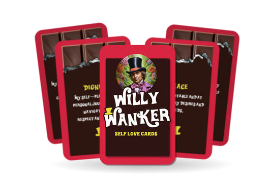 Willy Wanker -  Self Love Cards - 22 Cards - Novelty Gift