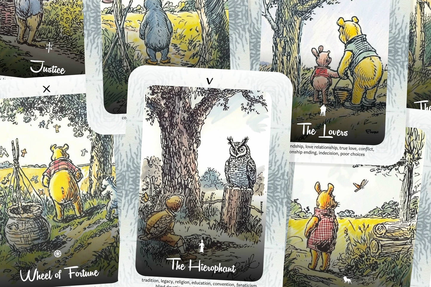 The Tarot of Winnie - 78 cards - Tarot - Tarot Deck - Fortune Telling - Divination tools